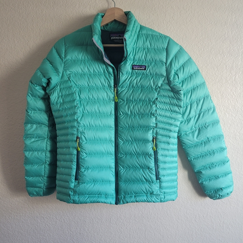 Patagonia aqua stone better sweater jacket size small